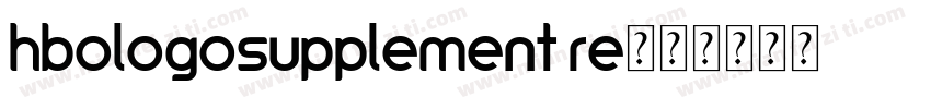 HBOLogoSupplement Re字体转换